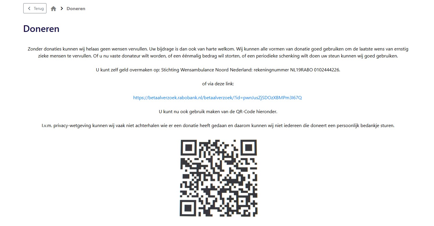 Wensambulance Noord-Nederland